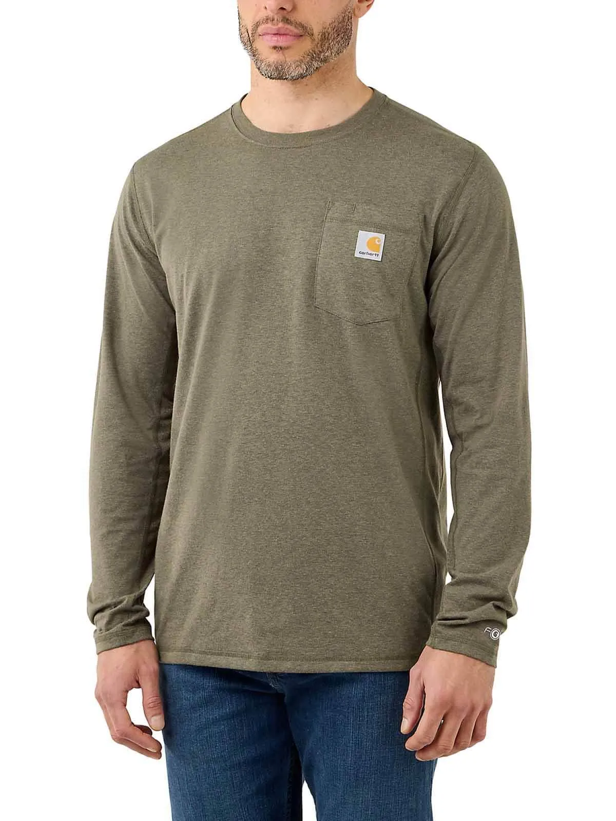 104617&#x20;Work&#x20;T-shirt&#x20;Long&#x20;Sleeve&#x20;Force&#x20;Flex&#x20;-&#x20;Carhartt