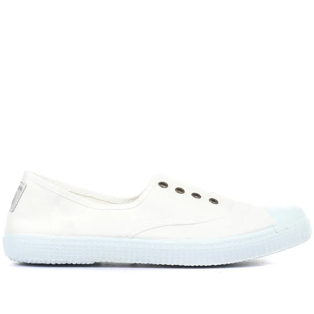 1915 Inglesa Laceless Canvas Trainers - FASHE33500 / 320 846