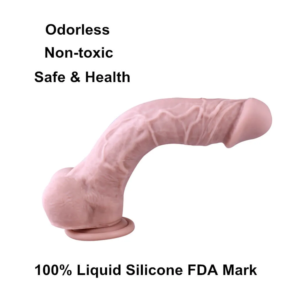 3 Sizes Of Suction Cup Silicone Dildo