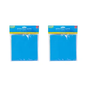 6PK Spiffy 15cm Antibacterial Cellulose Cloths