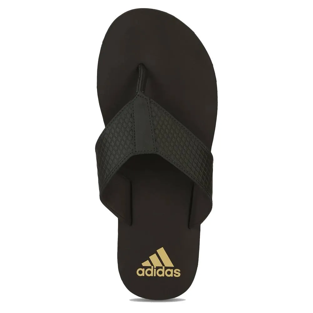 Adidas Men's Urbanscape Flip Flop Slipper (Shadow Olive/Golden Beige)