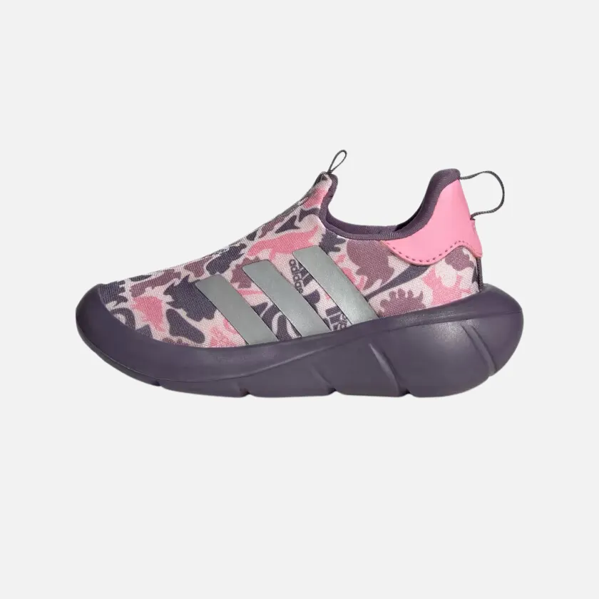 Adidas Monofit Slip on Kids Unisex Shoes (0-3 Years) -Clear Pink/Silver Metallic/Wonder Orchid