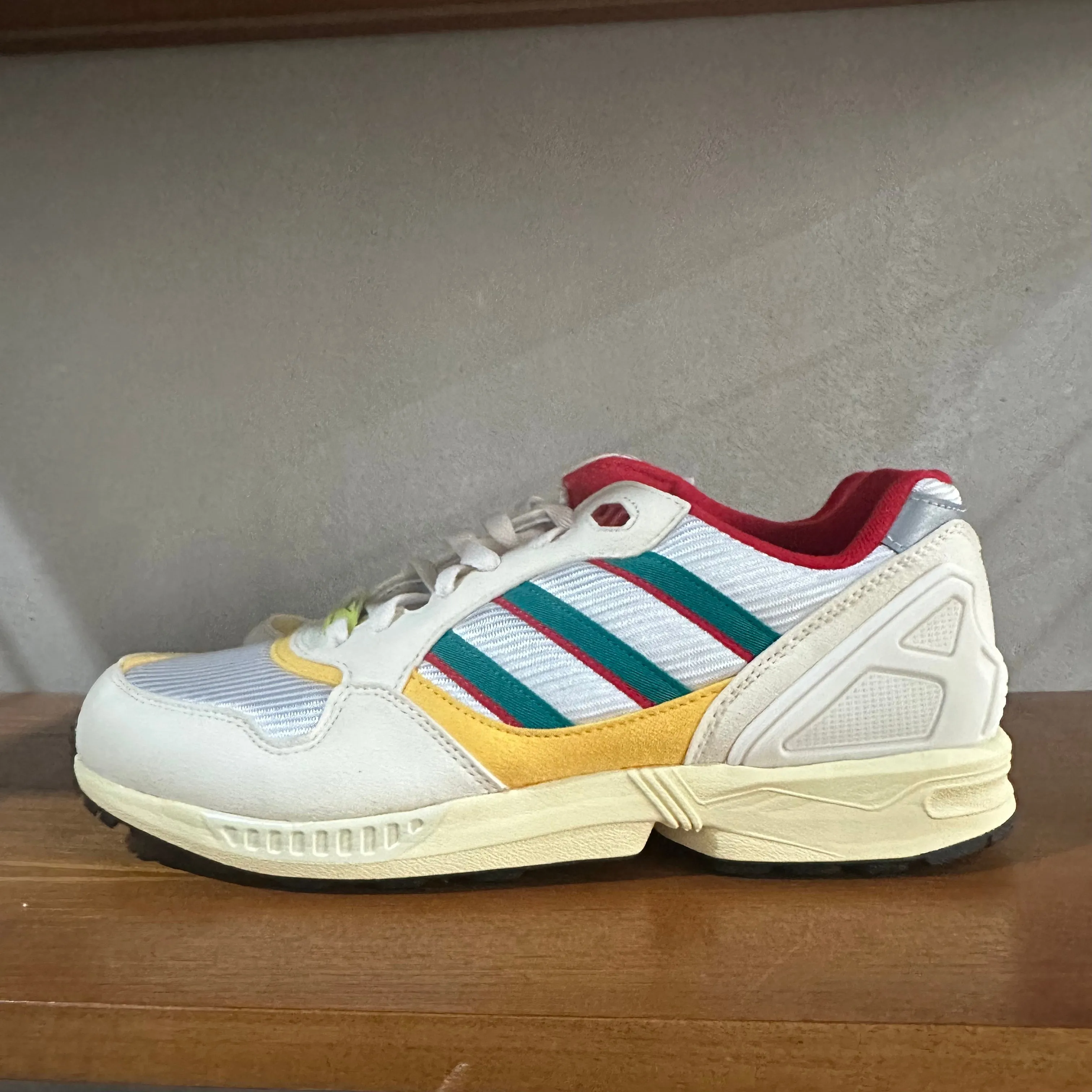 adidas ZX 6000 OG Trainers Cream / Red / Yellow - uk 9.5