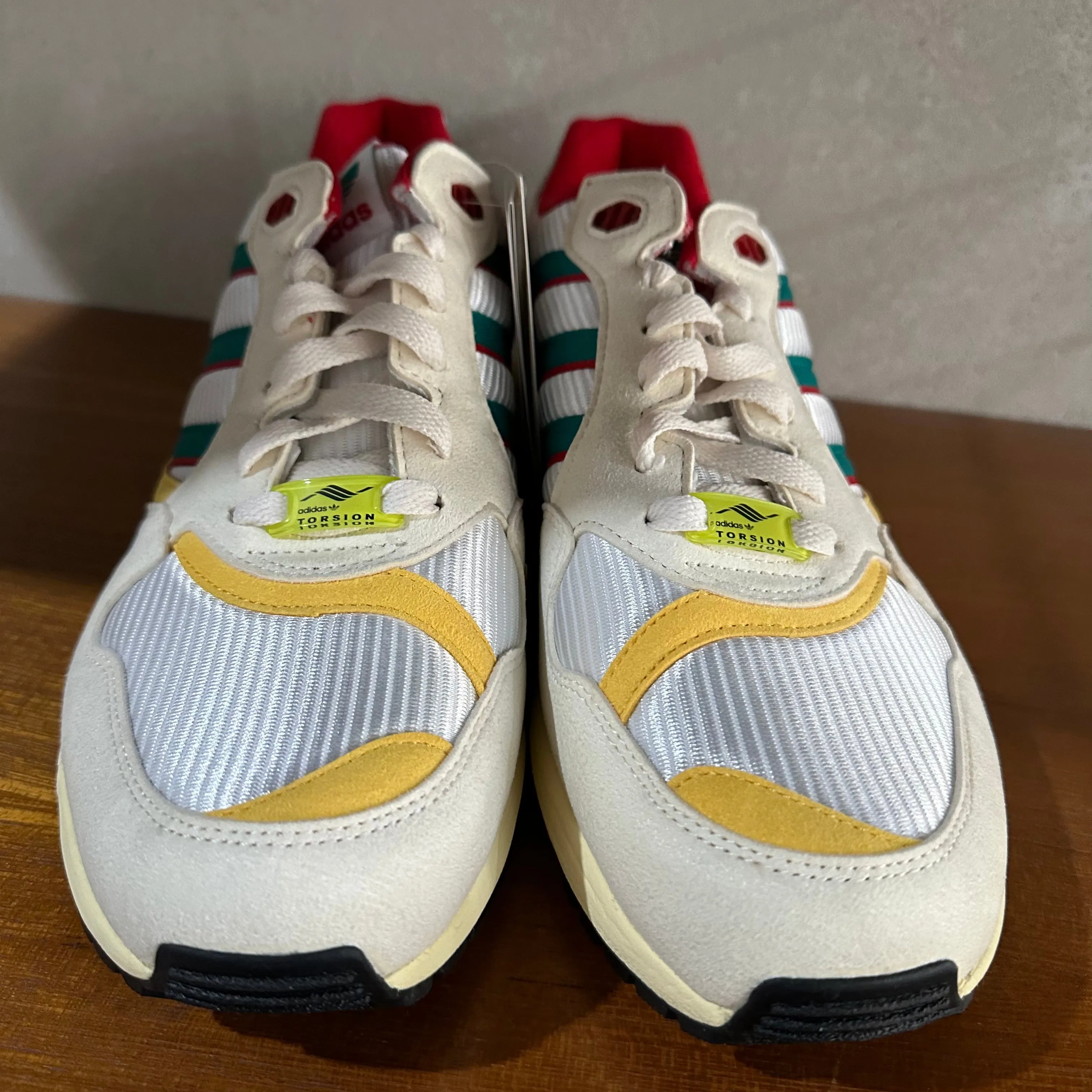 adidas ZX 6000 OG Trainers Cream / Red / Yellow - uk 9.5