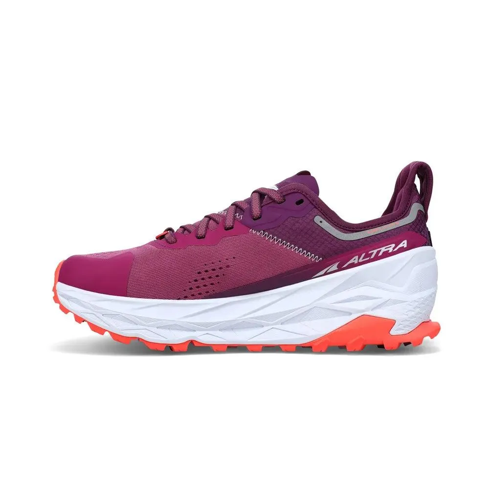 Altra Women's Olympus 5 Trail Running Shoes (Purple Orange)