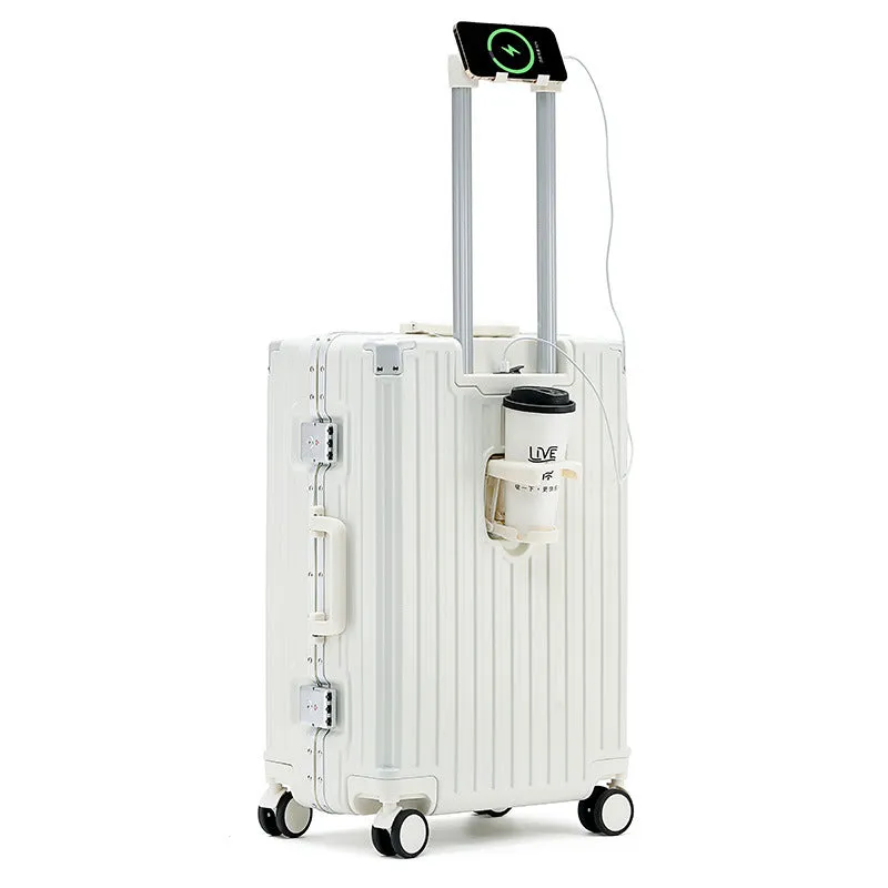 Aluminum Frame Luggage Solid Extra Thick And Durable Trolley Case