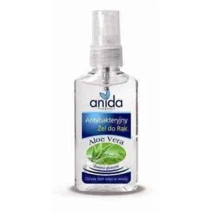 ANIDA Aloe Vera antibacterial gel with 50ml dispenser