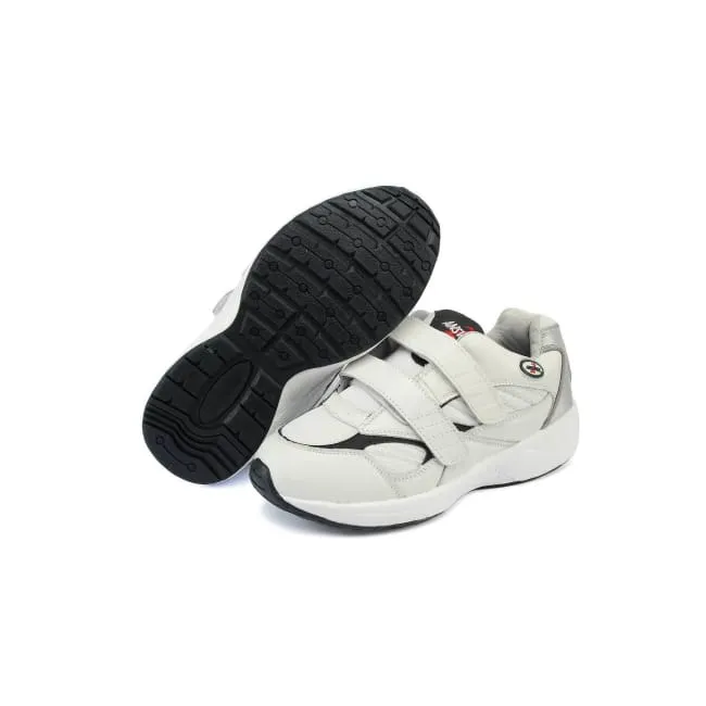 Answer2 554-3V White/Navy - Men's Athletic Walking Shoes with Staps