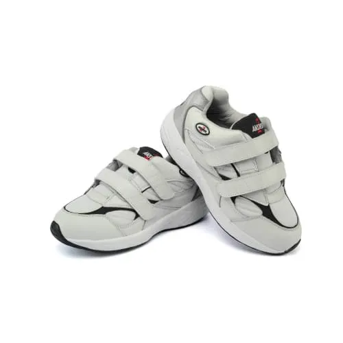 Answer2 554-3V White/Navy - Men's Athletic Walking Shoes with Staps