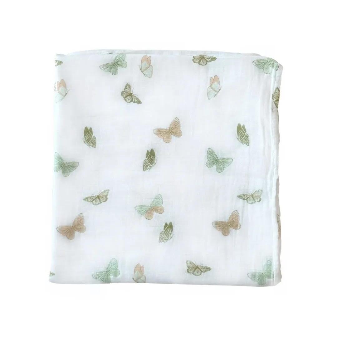 Bamboo Muslin Swaddle Blanket - Into the Wild