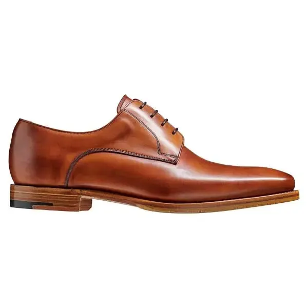 BARKER Ellon Shoes - Mens Derby Shoes - Antique Rosewood Calf