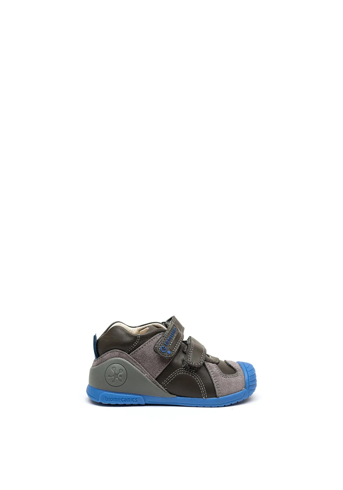 Biomecanics Baby Boys 221130 Velcro Shoes, Grey & Blue