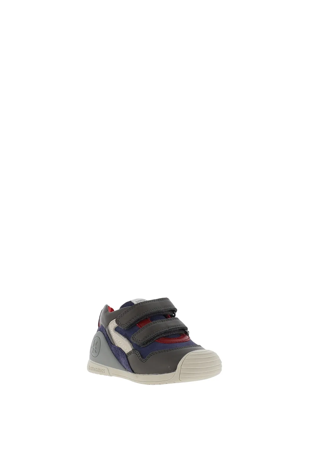 Biomecanics Boys 221131 Velcro Trainers, Dark Grey Multi