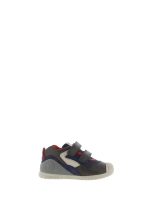 Biomecanics Boys 221131 Velcro Trainers, Dark Grey Multi