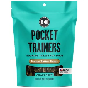 BIXBI Pocket Trainers Peanut Butter Dog Treats  - 6oz