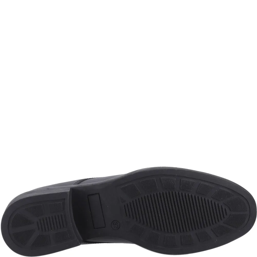 Black Anastasia Senior School Shoes