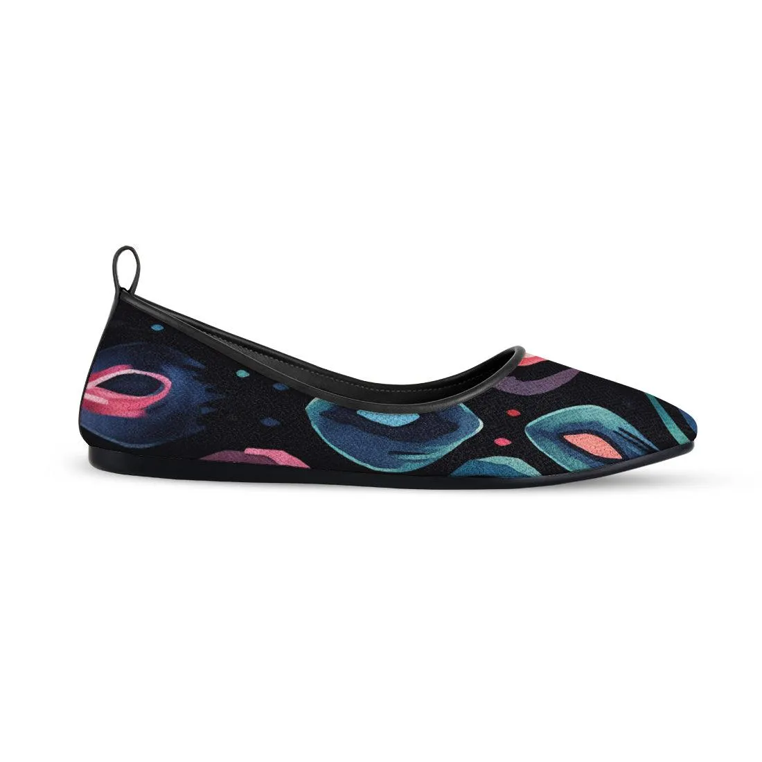 Black Round Toe Shoe Aquatic