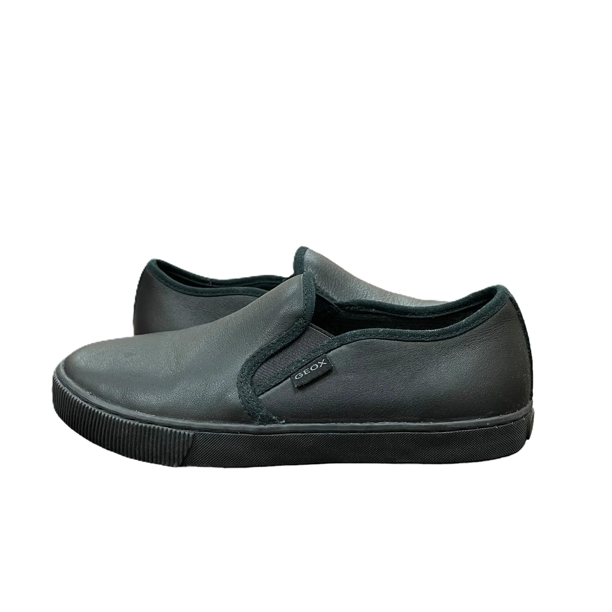 Black Shoes Flats By Geox Shoes, Size: 5