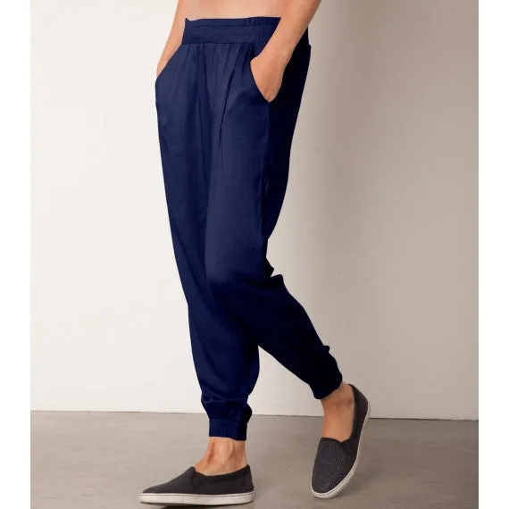 Blue Navy Ariana Jogger Trousers