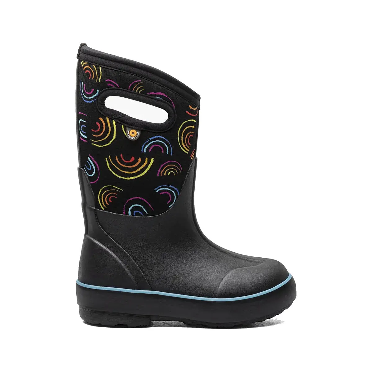 BOGS CLASSIC II WILD RAINBOWS BLACK MULTI - KIDS