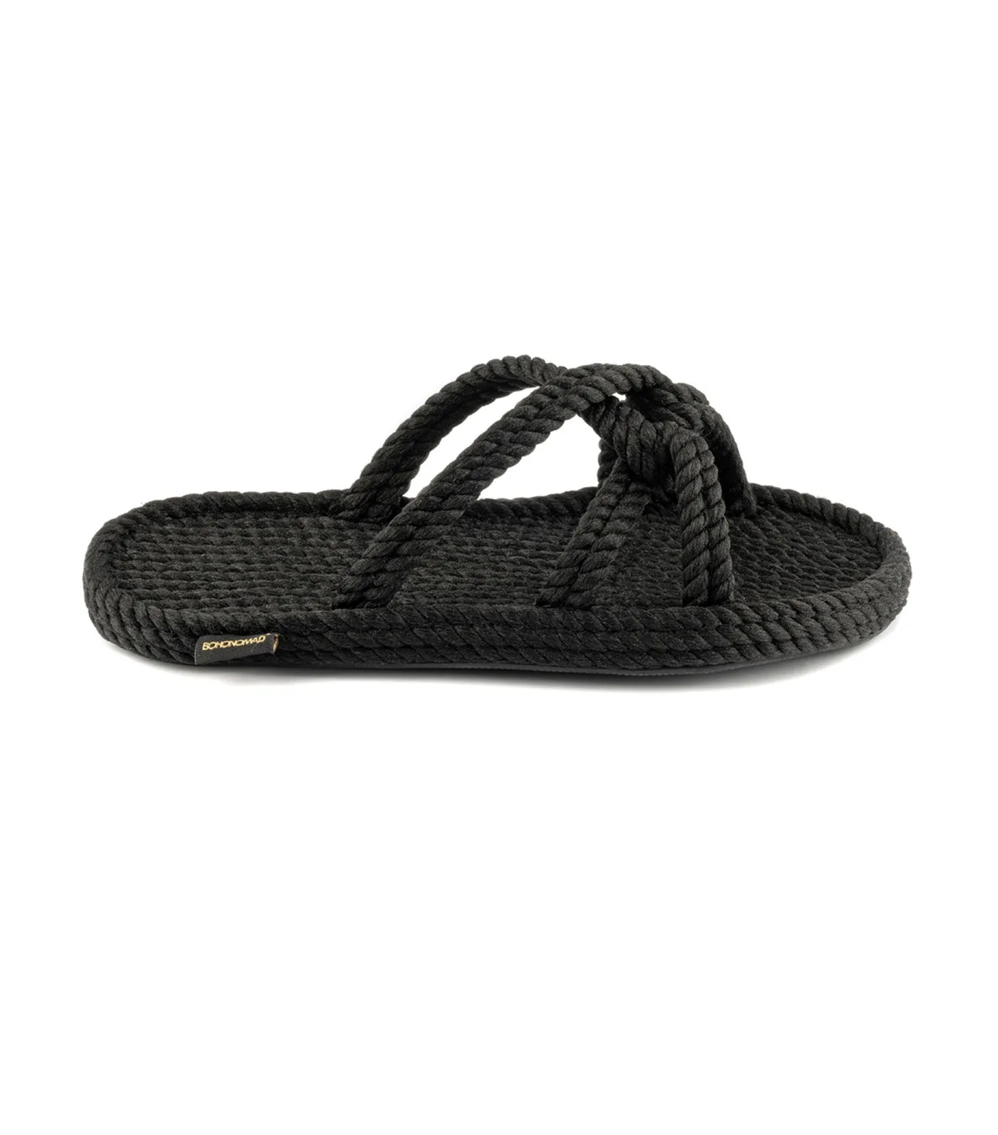 Bora Bora Rope Slippers Black