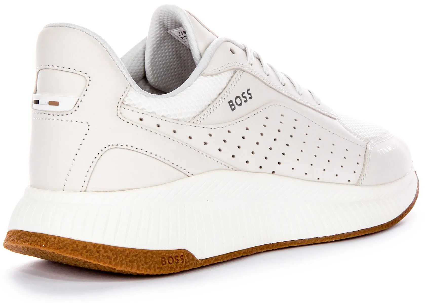 Boss Ttnm Evo Runner In White For Men