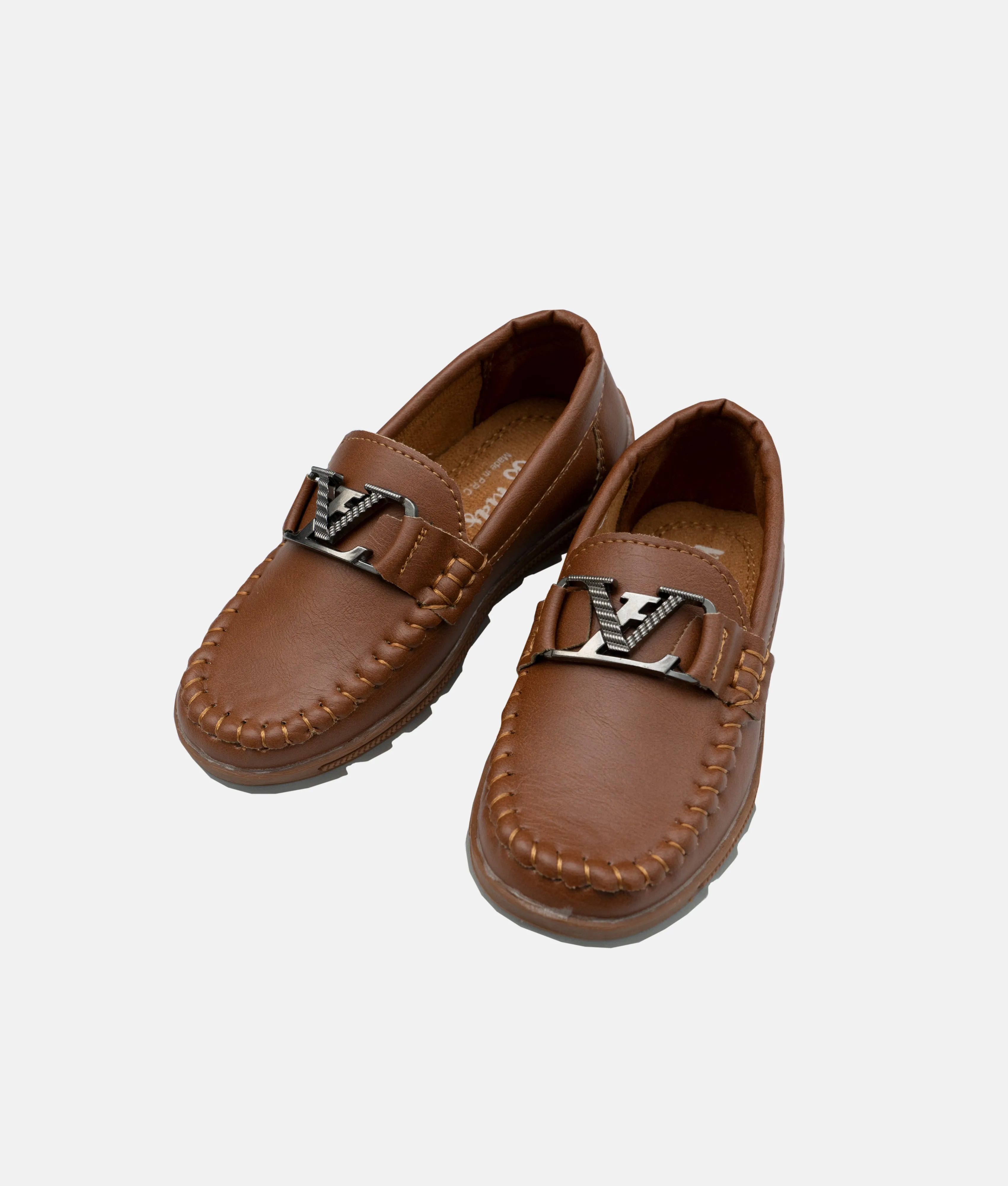 Boys Loafer Shoes - Beige