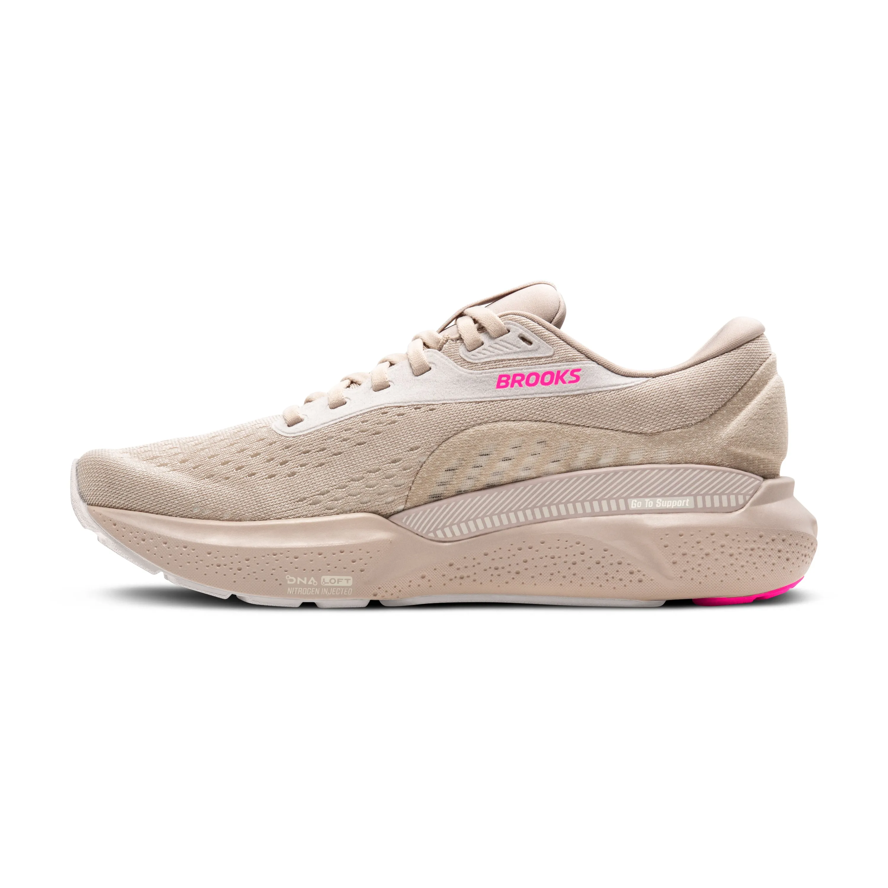 Brooks | Adrenaline GTS 24 | Women's | Chateau Grey/Coconut/Pink