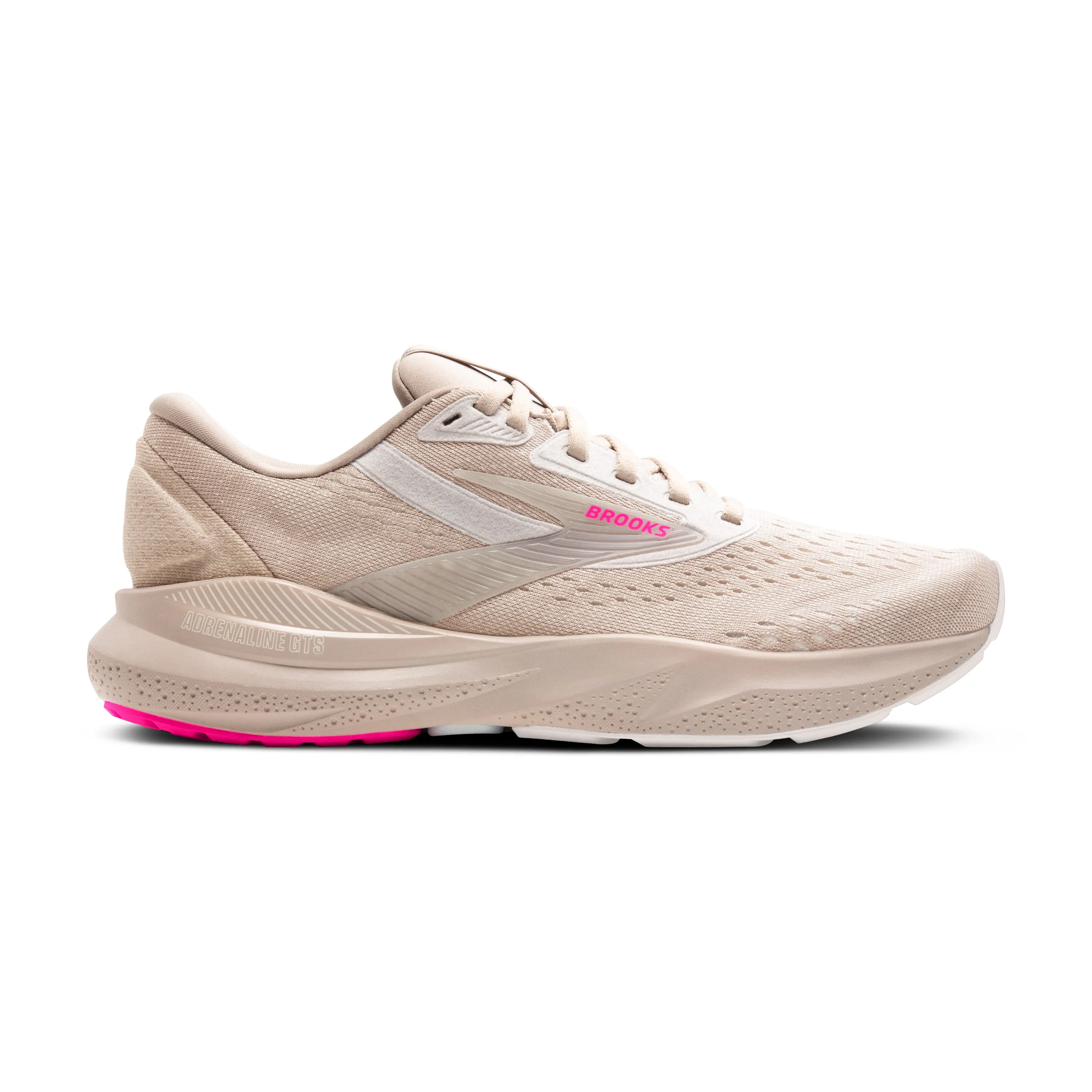 Brooks | Adrenaline GTS 24 | Women's | Chateau Grey/Coconut/Pink