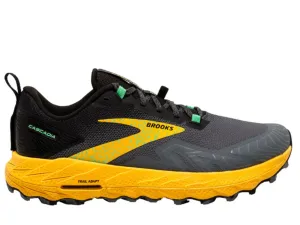 Brooks Cascadia 17 Mens Trail Running Shoe (Lemon Chrome/Sedona Sage)