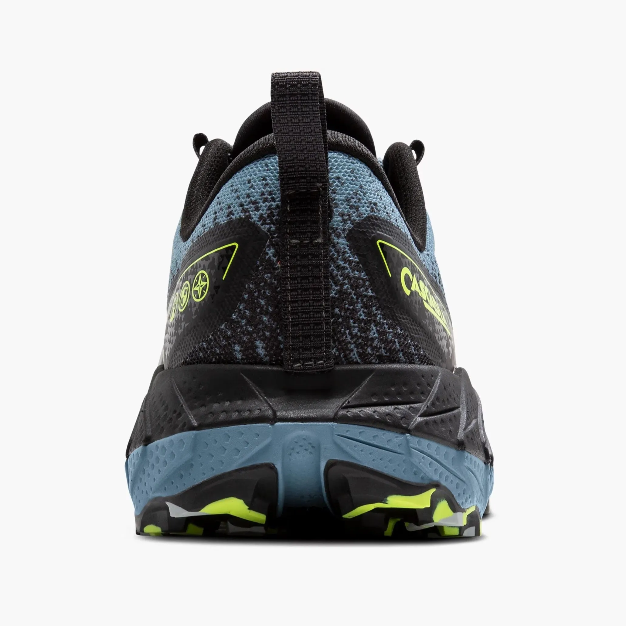 Brooks Cascadia 18 Wide | Citadel / Ebony / Lime | Mens