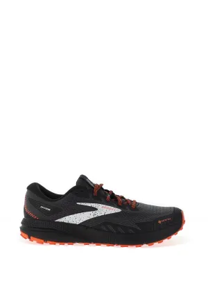 Brooks Mens Divide 4 GTX Running Shoes, Black & Firecracker