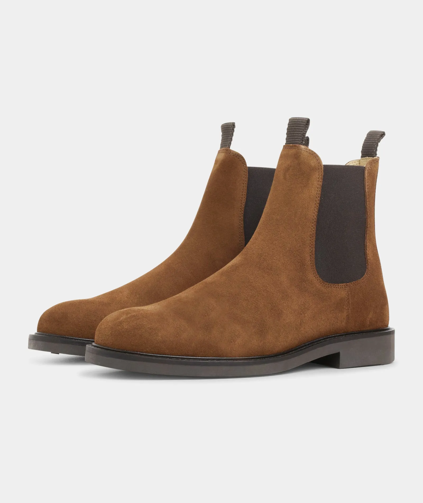 Chelsea Boot - Cognac Suede