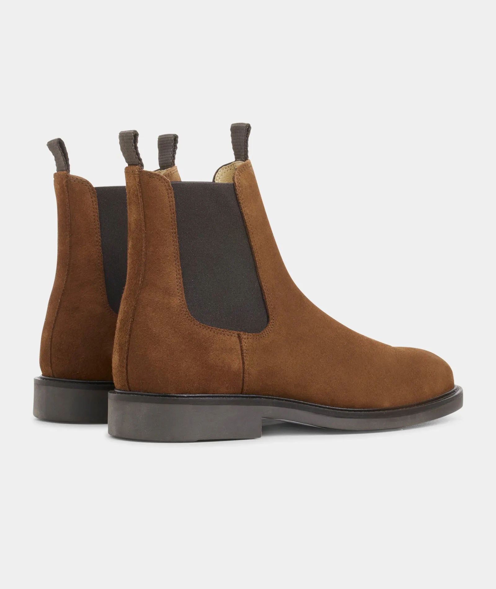 Chelsea Boot - Cognac Suede