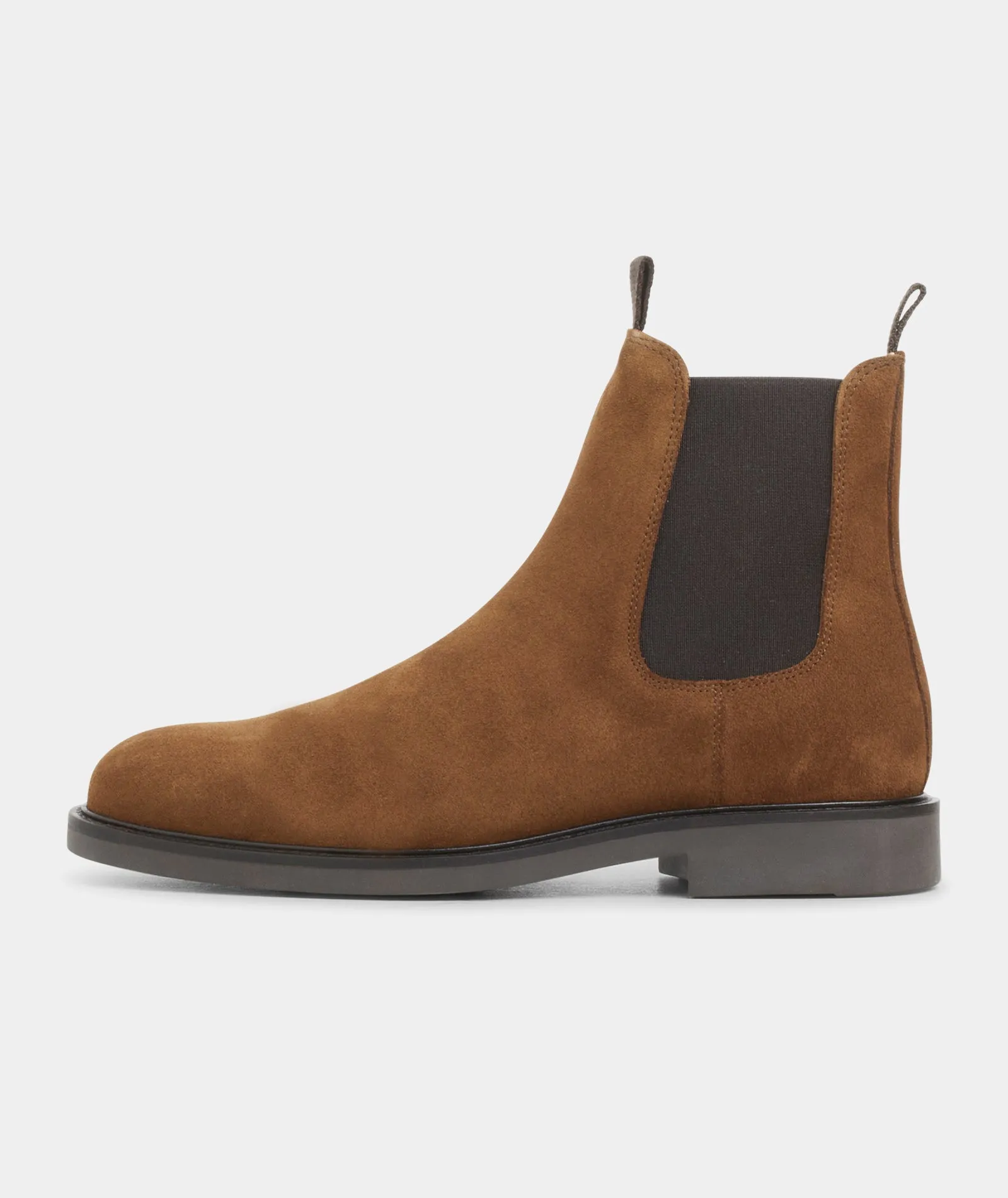 Chelsea Boot - Cognac Suede