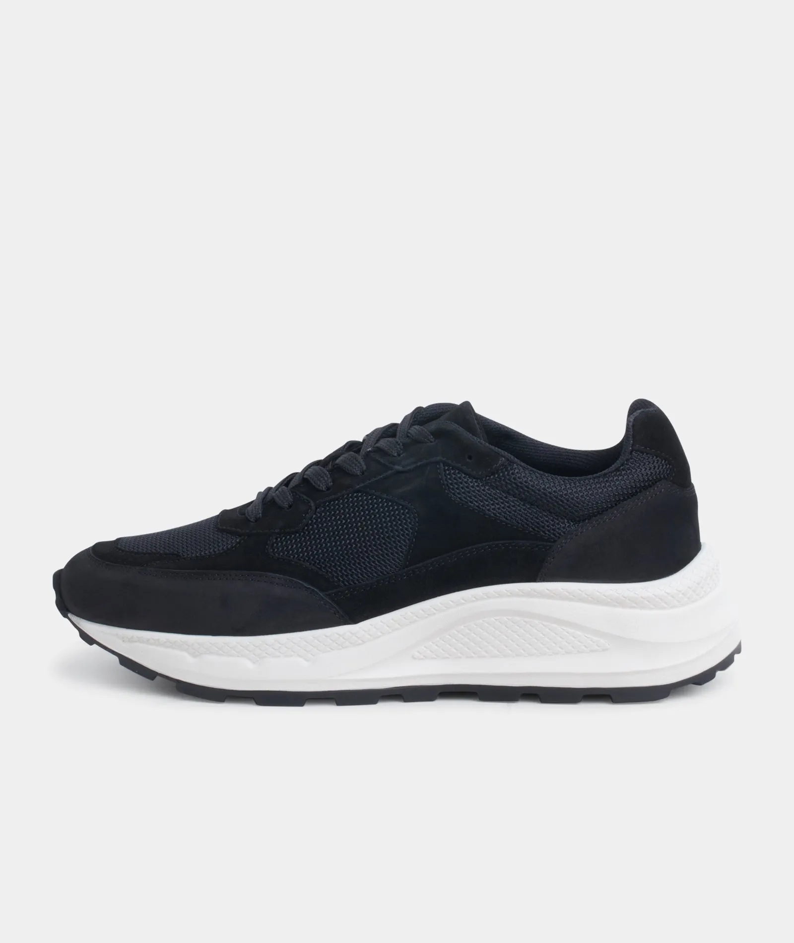 City Runner - Black Suede/Textile