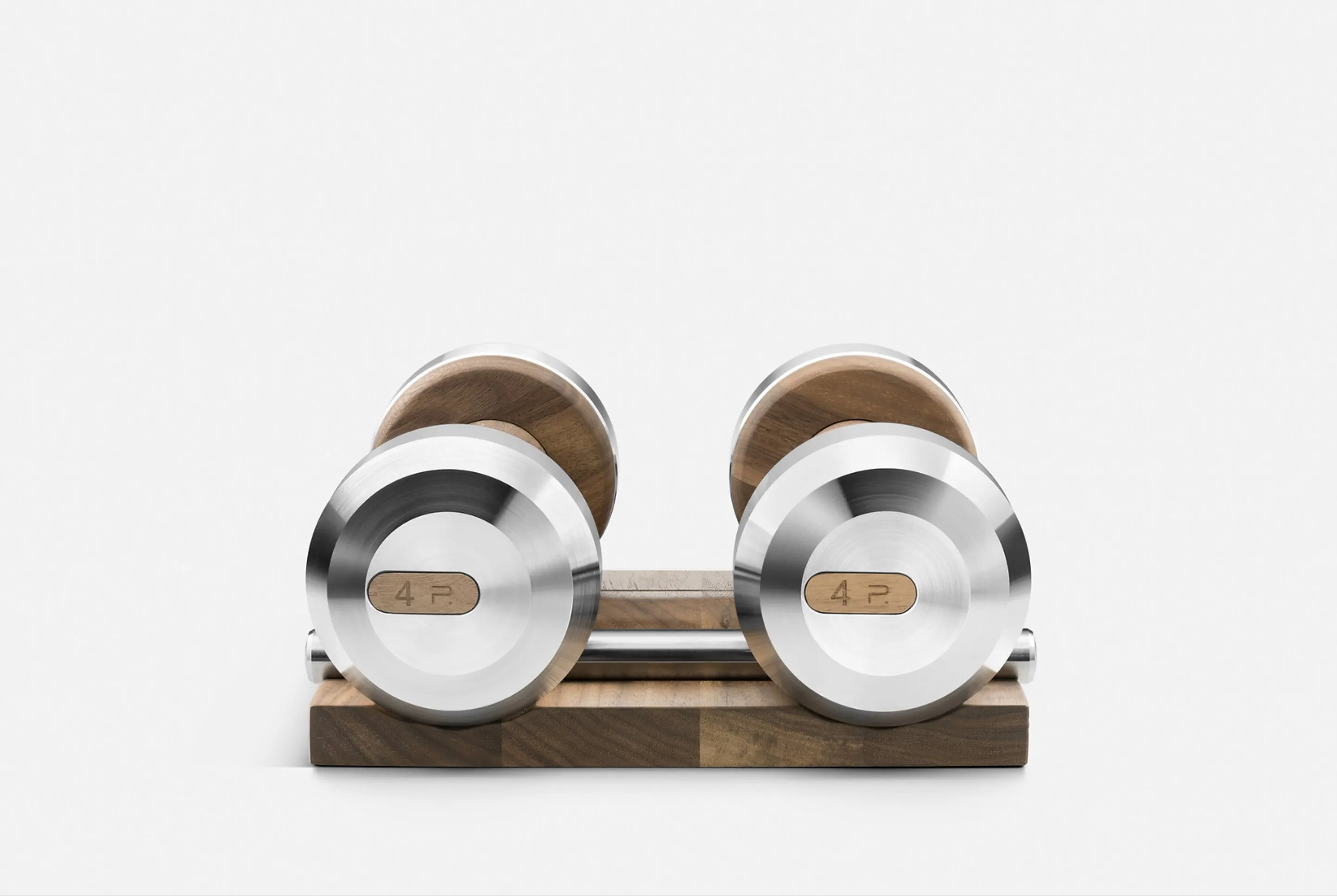 COLMIA™ Dumbbells With Solid Wood Stand