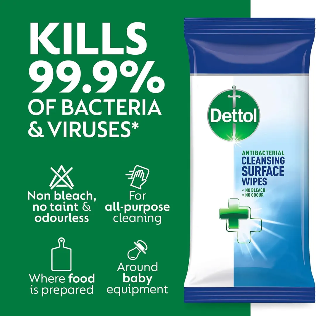 Dettol - Anti Bacterial Surface Wipes 30 (T)