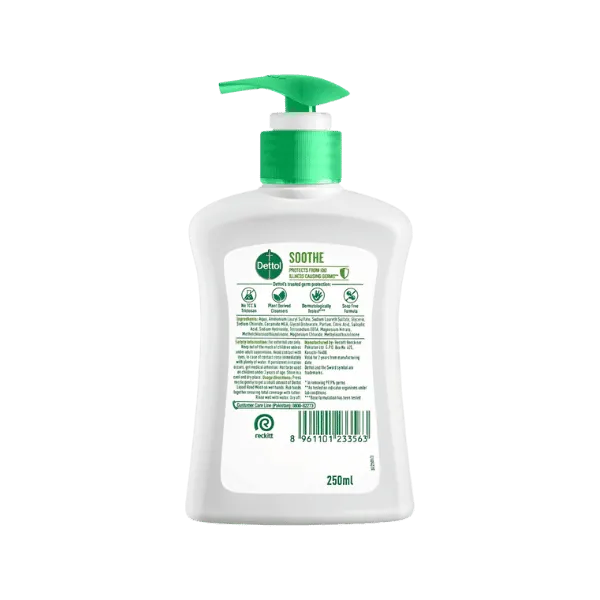 Dettol Soothe Anti-Bacterial Hand Wash 250ml