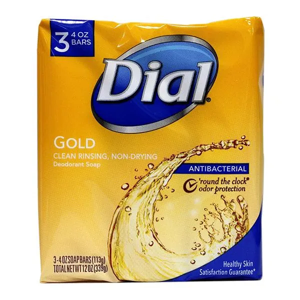 DIAL GOLD CLEAN RINSING ANTIBACTERIAL SOAP 3BRS