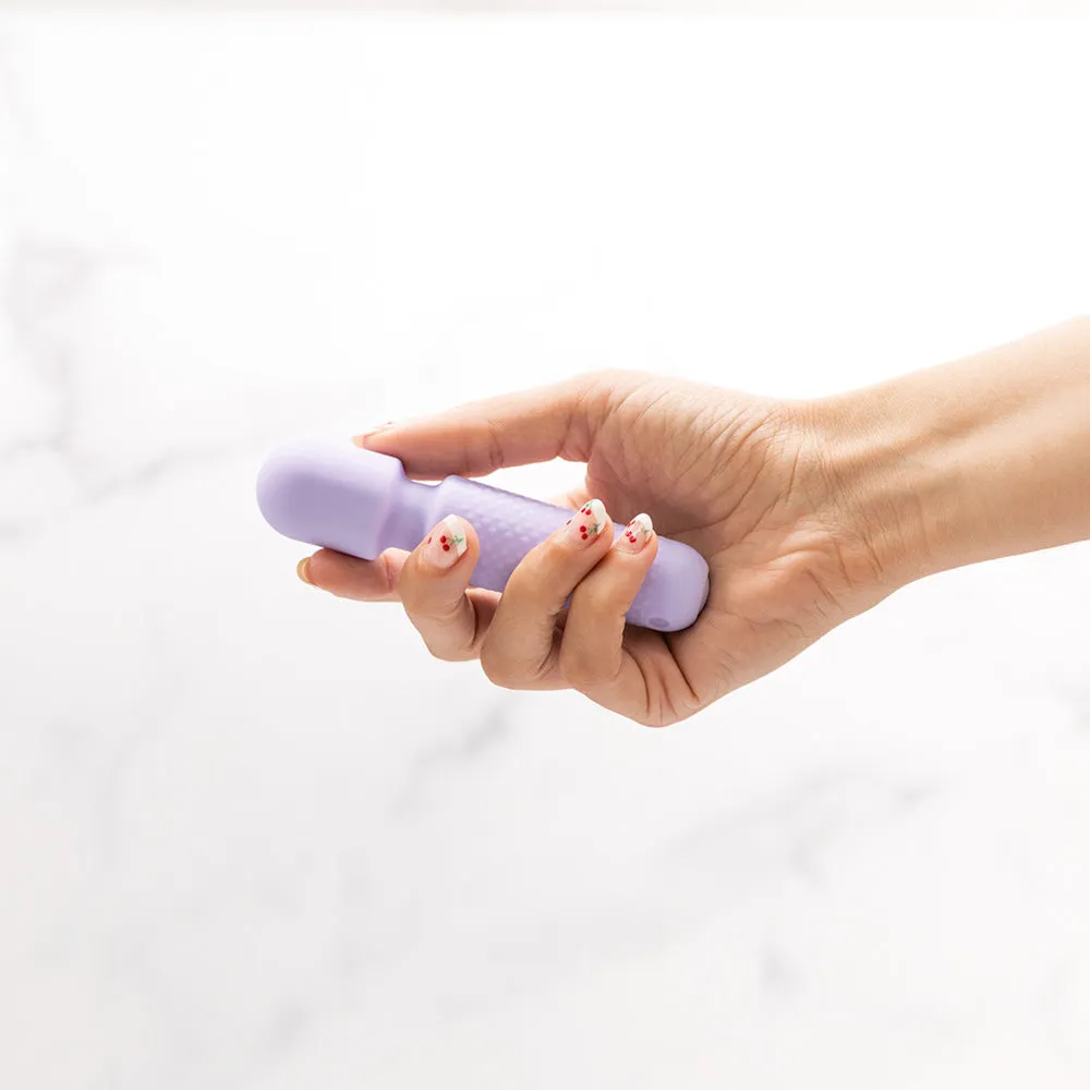 Emojibator Tiny Wand Emoji Vibrator Lavender