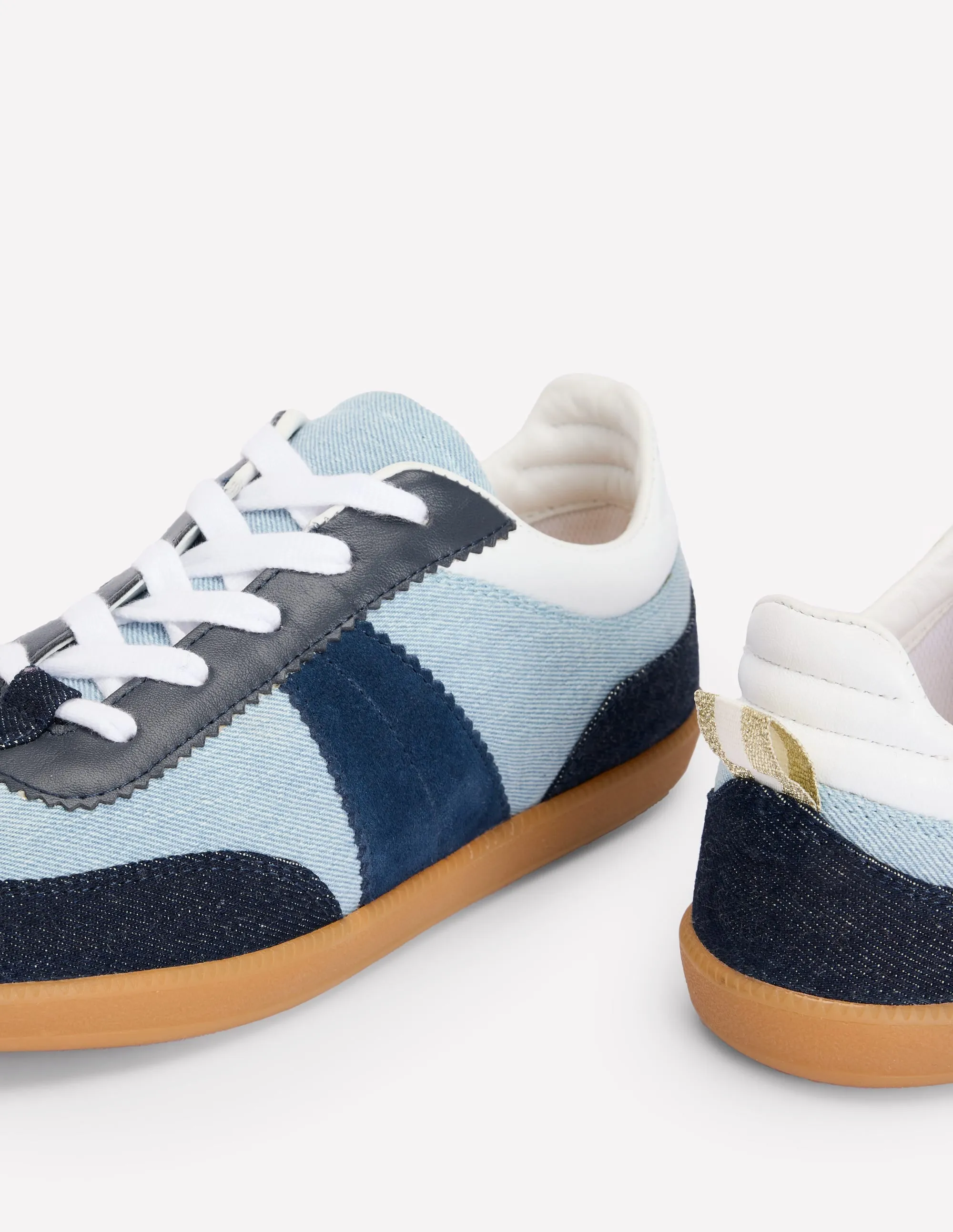 Erin Retro Tennis Trainers-Denim