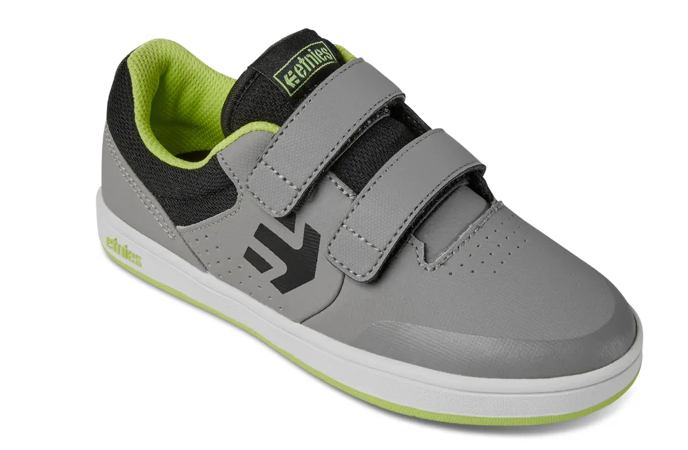 Etnies Marana Little Kids- Grey/Lime/White-