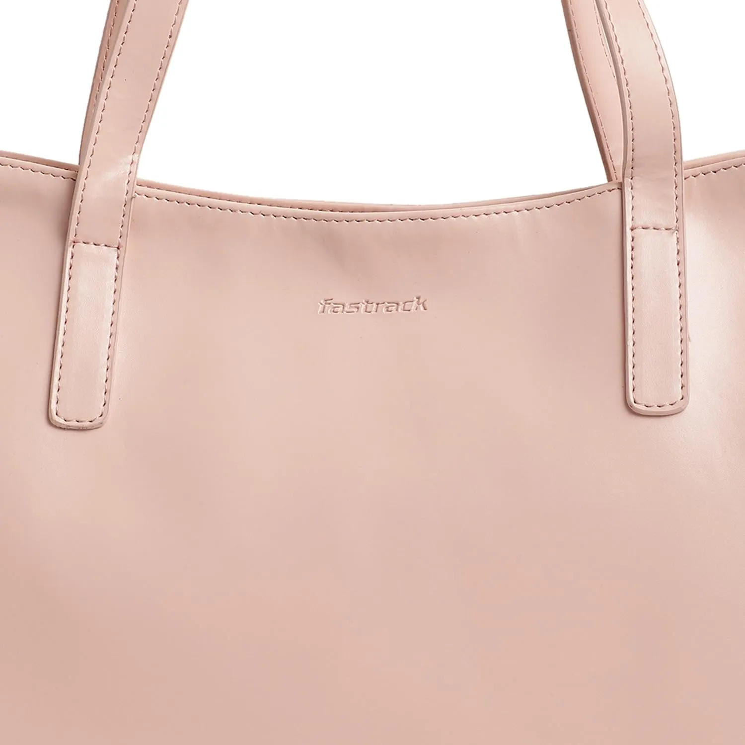 Fastrack Powder Pink College Tote Bag for Women