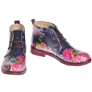 Flowers Ankle Boots NHP108