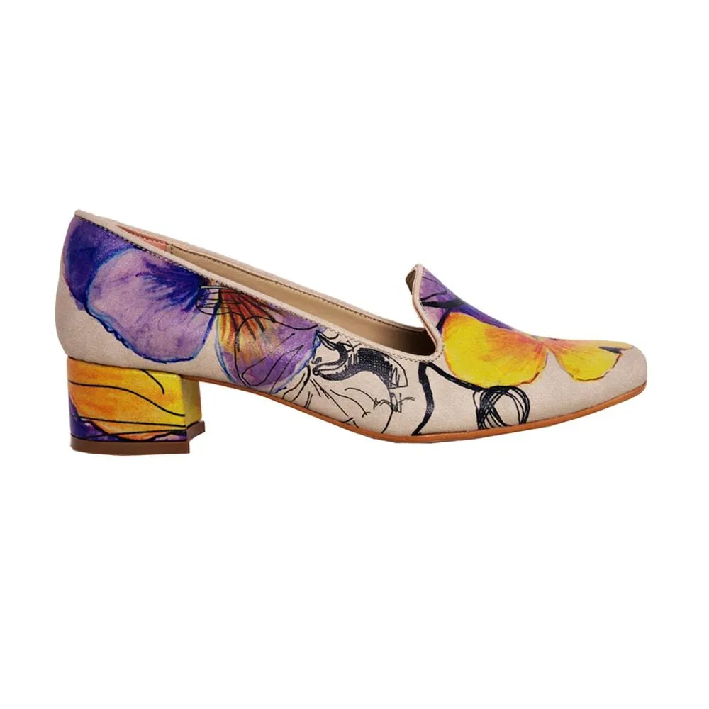 Flowers Career Heel Shoes DB114