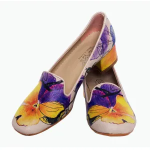 Flowers Career Heel Shoes DB114