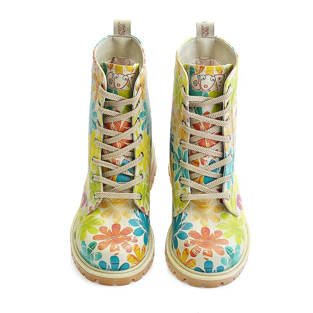 Flowers Long Boots TMB1021