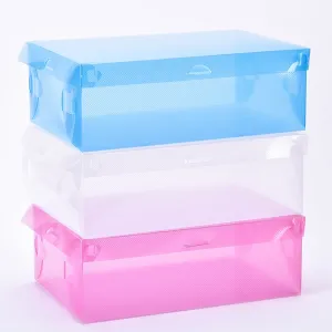 Foldable Clear Plastic Shoe Storage Box