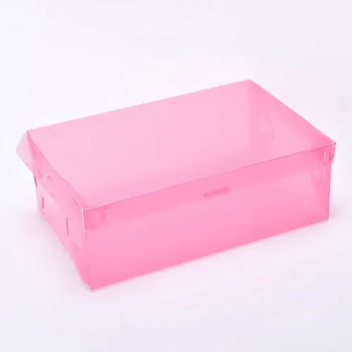 Foldable Clear Plastic Shoe Storage Box